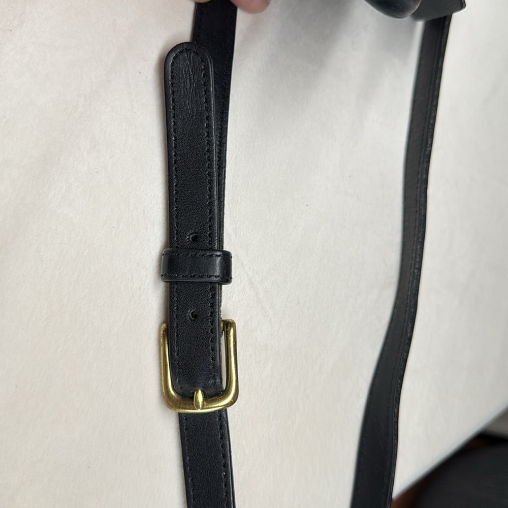 Coach Black Leather Crossbody Bag - Picture 9 of 13